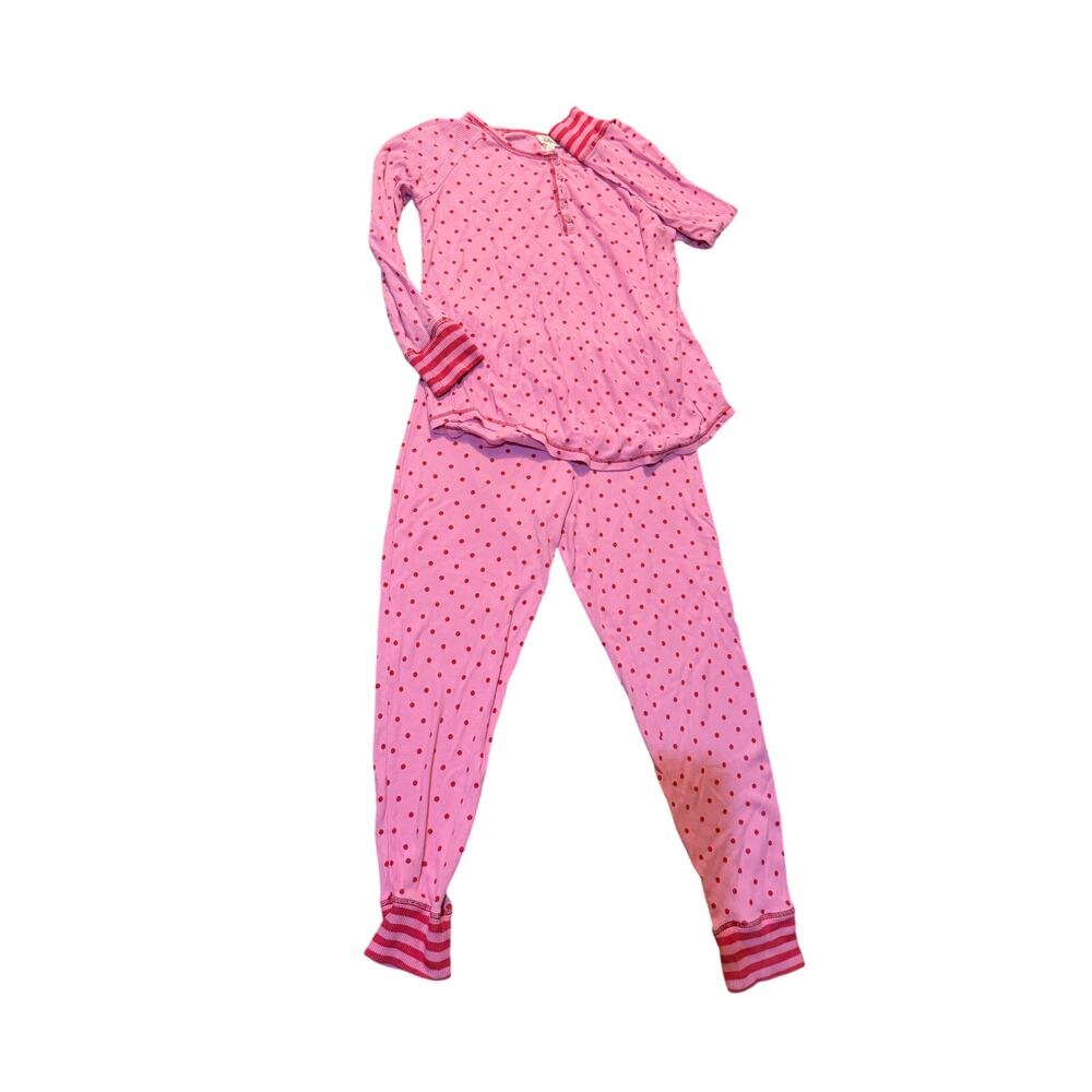 Matilda Jane wonderment polka dot thermal pajama set medium